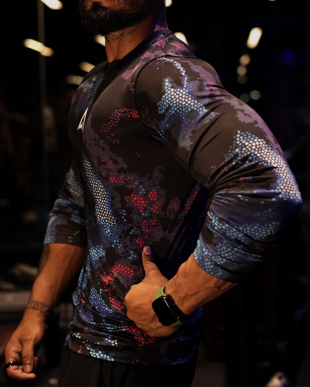Galaxy Print Compression Shirt