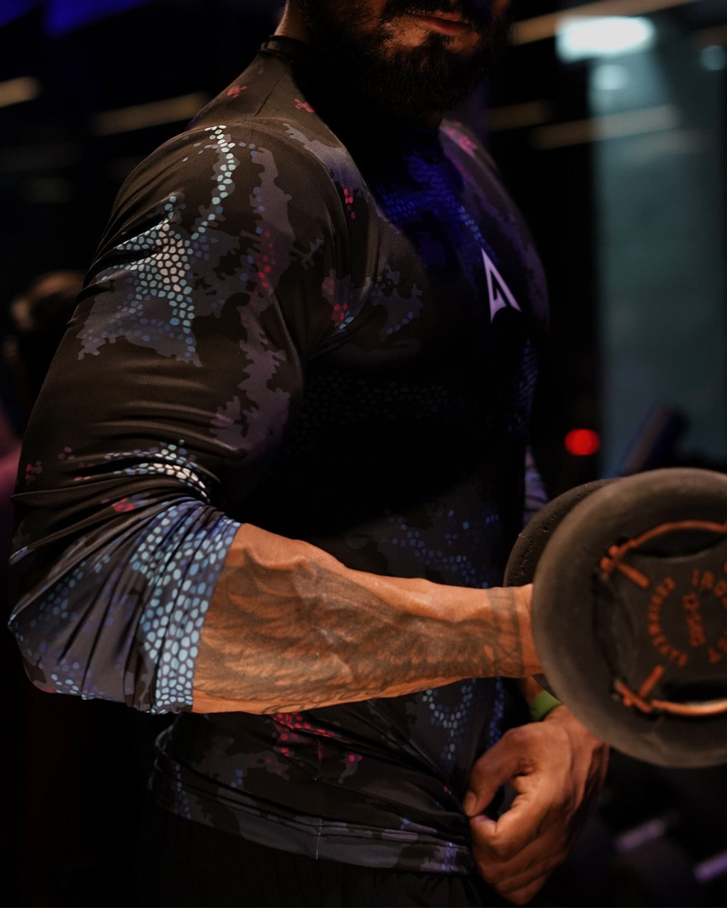 Galaxy Print Compression Shirt